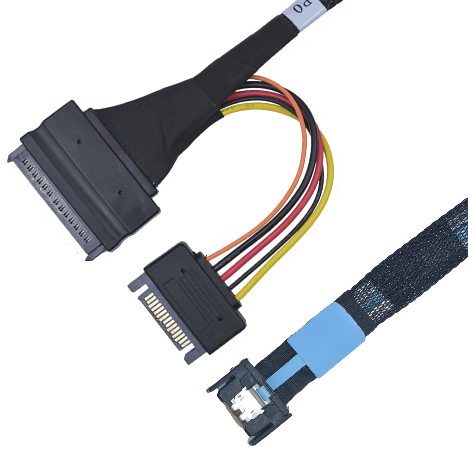 Amazon.com: LetLinkSo PCIe 5.0 MCIO x4 to U.2 SFF-8639 Cable for